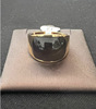 Fashionable synthesized ring suitable for men and women stainless steel, European style, simple and elegant design, cat's eye, wholesale