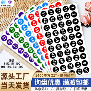 ��ˮ�B̖�����N��1-200�B̖�˺��A��PVC�����z��ɫ��̖�N��2.54CM