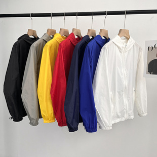 Outdoor Skin Coat Men's Summer New Hooded Breathable Sunscreen Coat for Couple