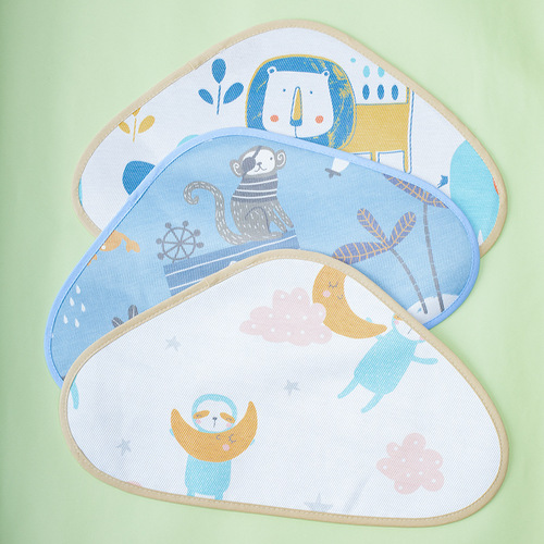 Baby pillow cover newborn pillow flat pillow ice silk summer soft sweat-absorbent summer breathable anti-vomiting cloud pillow