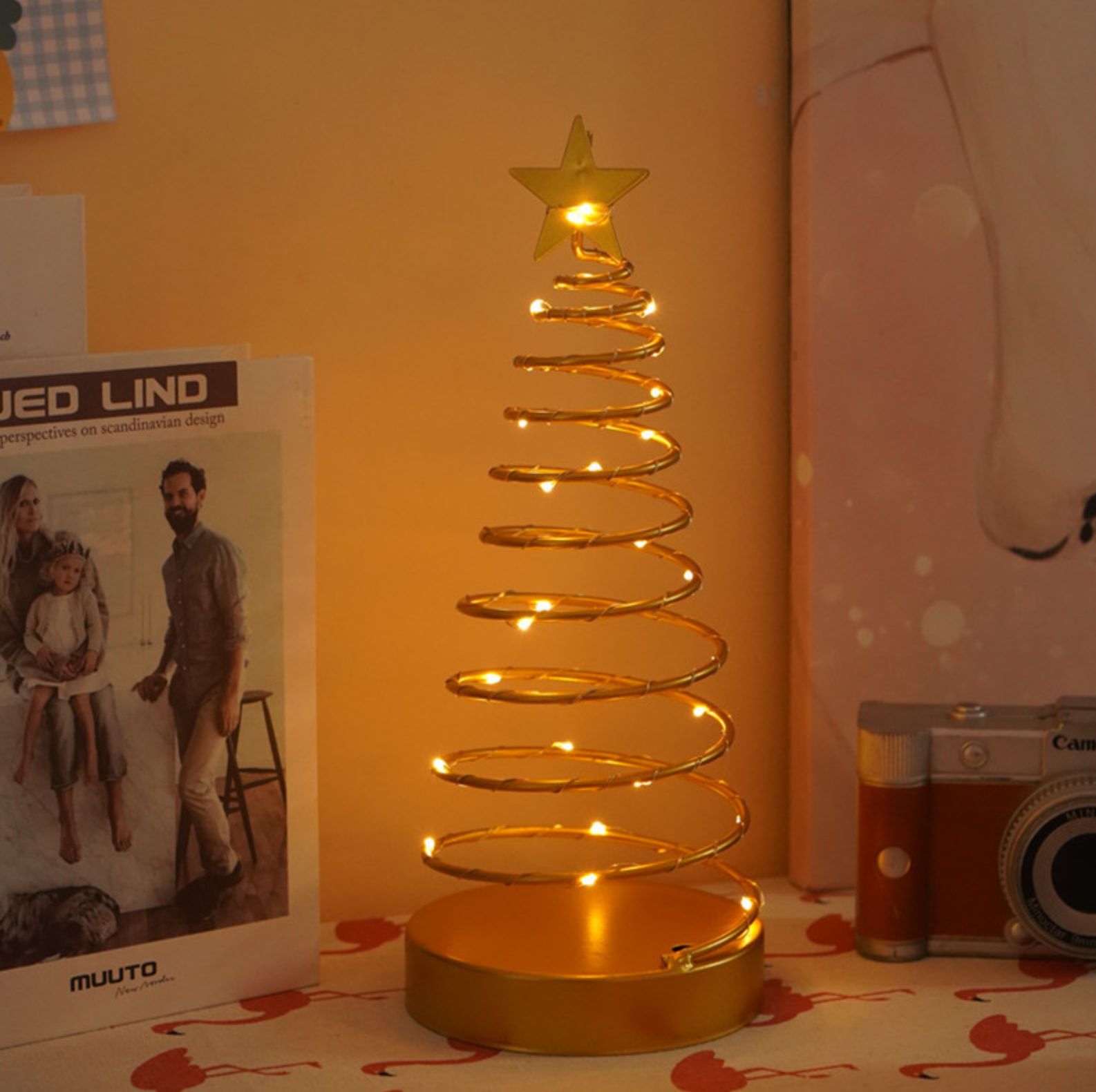 크리스마스 스타 트리 조명