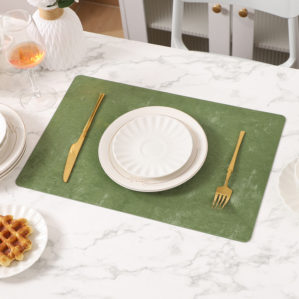 2025 nuevo almohadilla de mesa de seda almohadilla de aislamiento térmico de alta calidad almohadilla de mesa a prueba de agua a prueba de aceite de doble cara