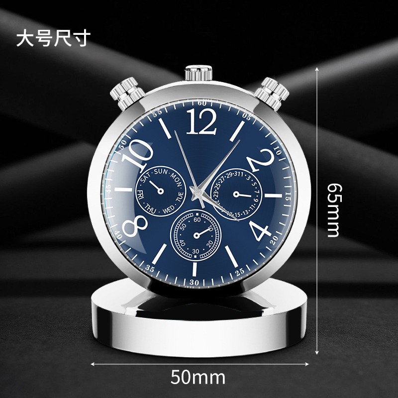 실버 대형 시계 합금 장식품 (박스 포장)