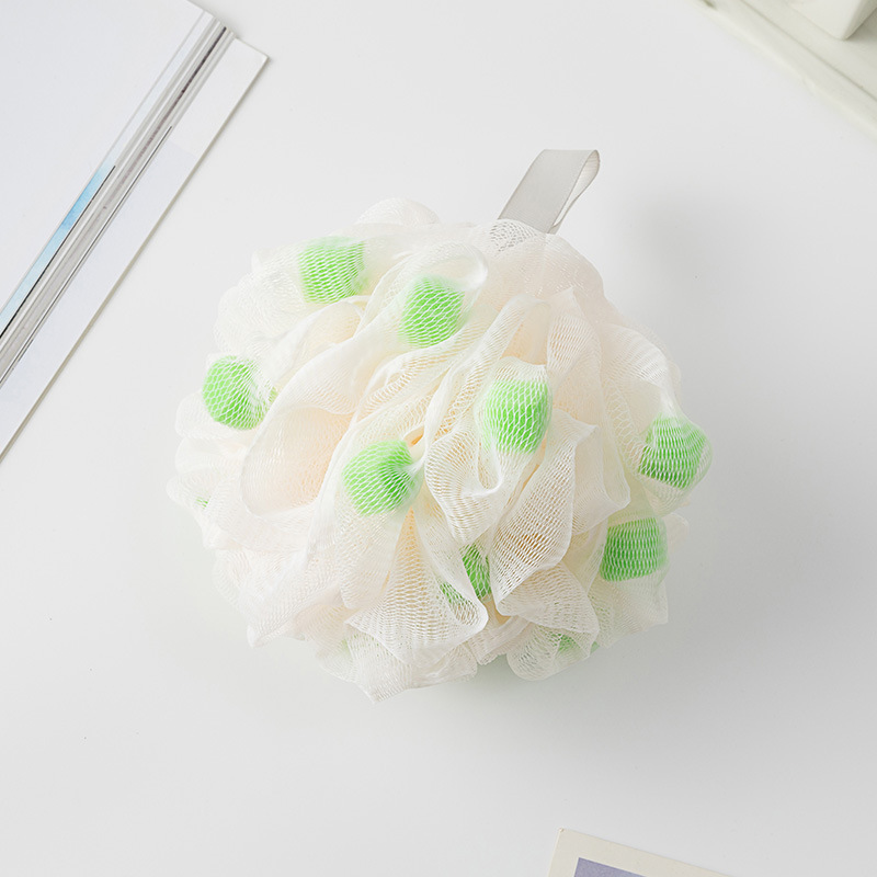 女性用の大きなリボンバスボール50g、学生用の非常に柔らかく泡立ちやすいバスボール、男性用のかわいいバスフラワー|undefined