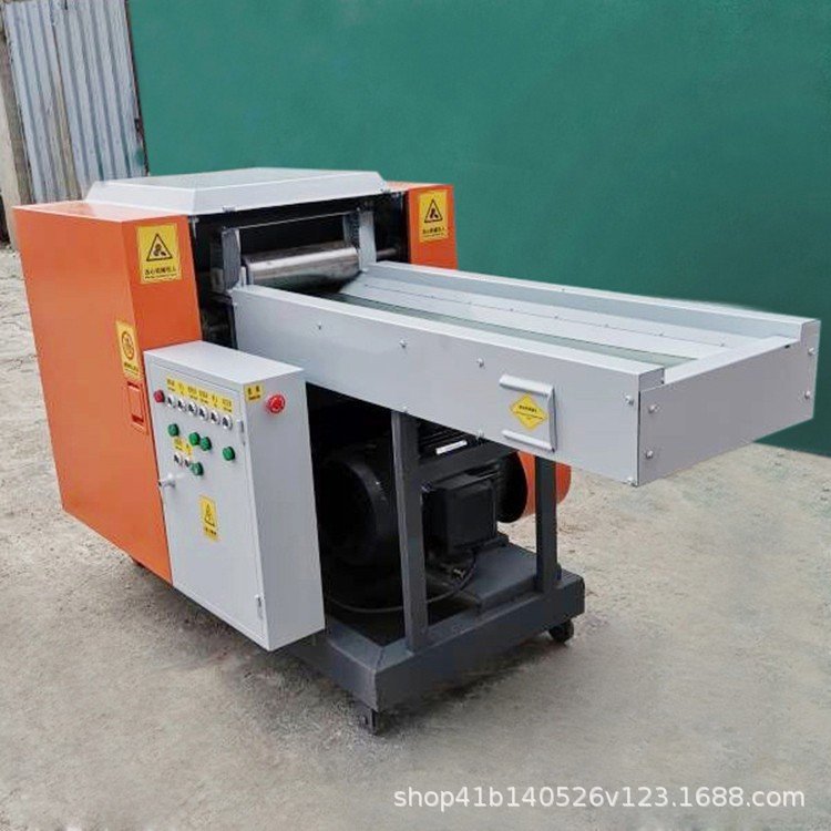 PU皮革切断破碎机 尿垫边角料粉碎短切机 柔性物料切条机