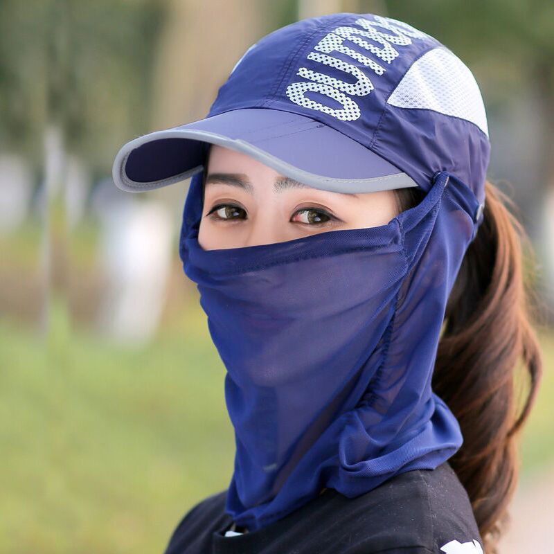 Sombrero de protección solar de verano sombrero de pesca para hombres sombrero de Sol de Montañismo al aire libre sombrero plegable de secado rápido sombrero de Sol de protección UV