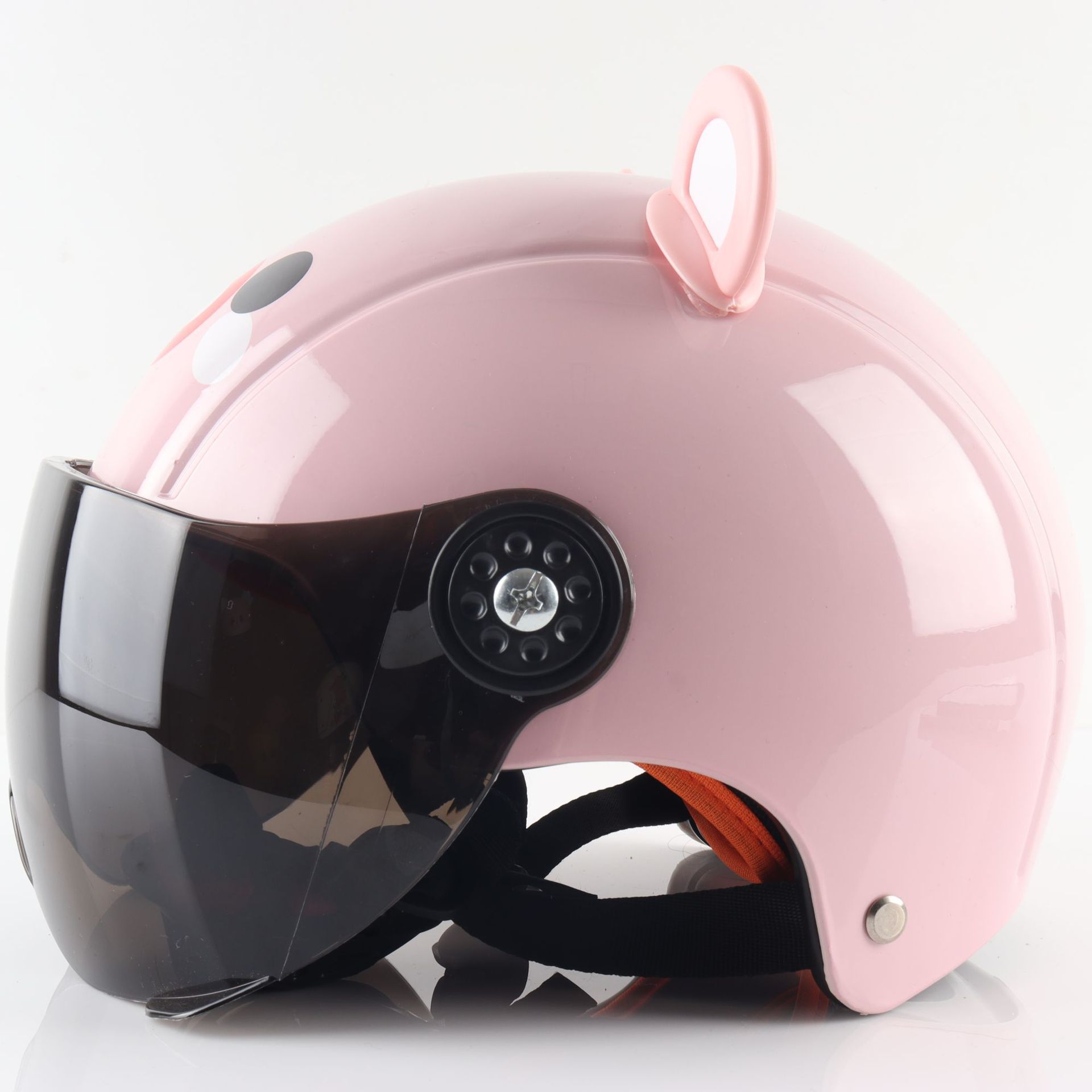 Cross-Border Exclusive Supply of Electric Vehicle Children's Helmets, Cartoon Cute Half-Helmets, Bear-Shaped Helmets for Kids, Students, and Babies for Cycling