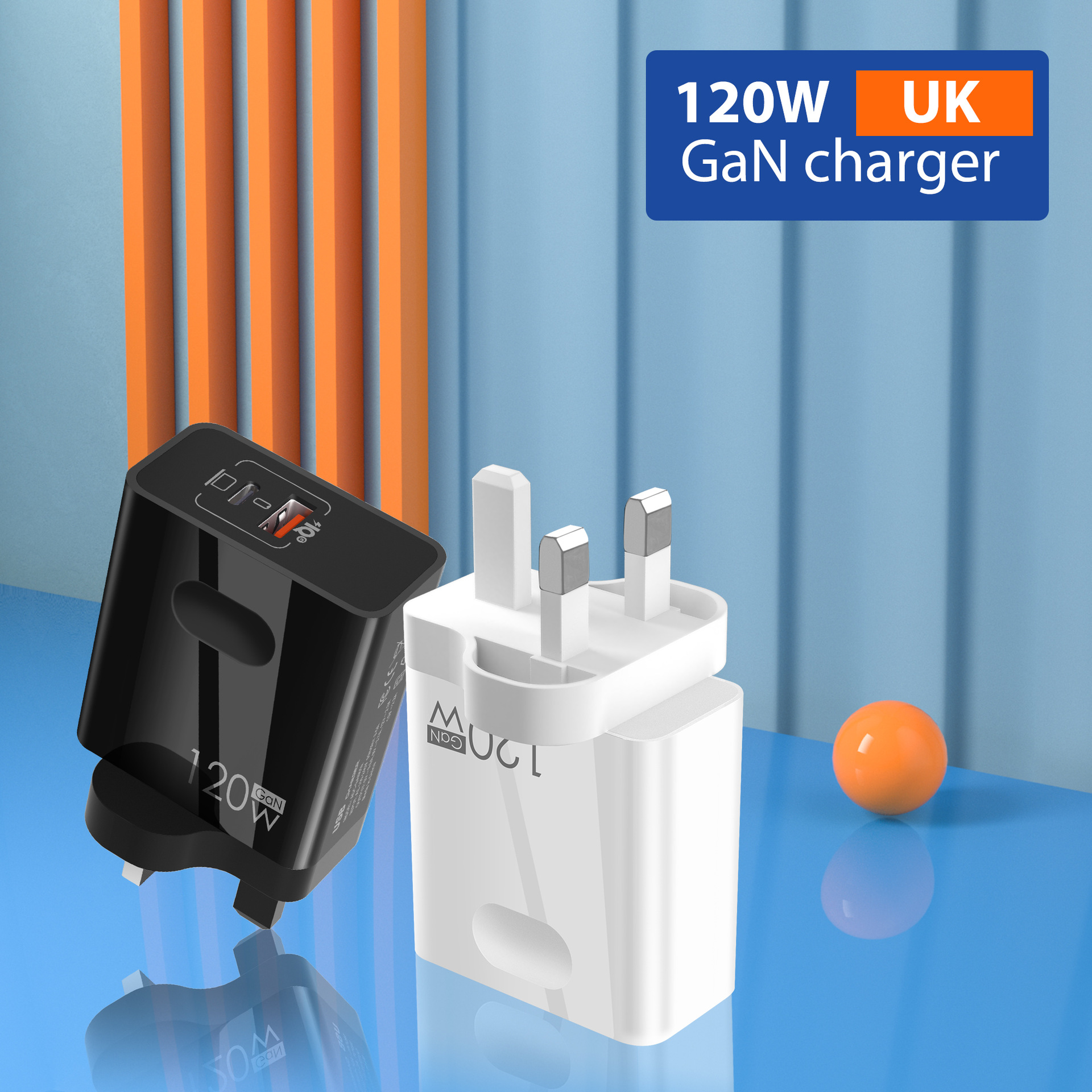 (503-A+C GaN)-영국 표준-질화갈륨 65W