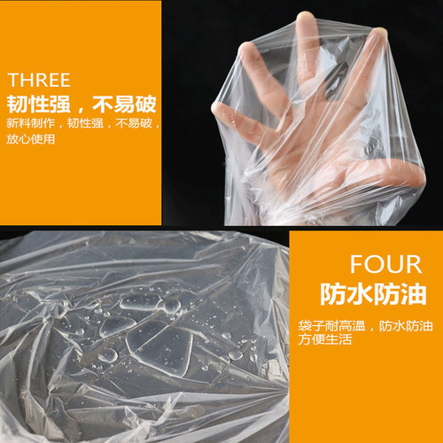Disposable apron wholesale individually packaged oil-proof and anti-fouling universal style transparent plastic hot pot picnic