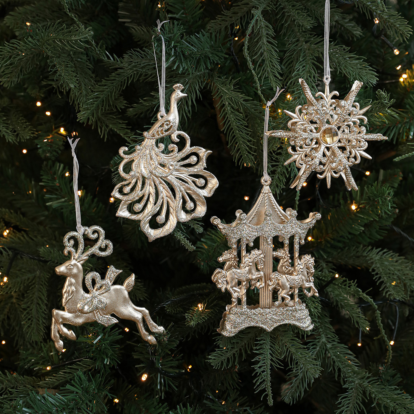 Decoraciones de Navidad polvo de oro trineo viejos ángeles alces accesorios colgantes de árbol de Navidad decoración suministros de diseño de atmósfera
