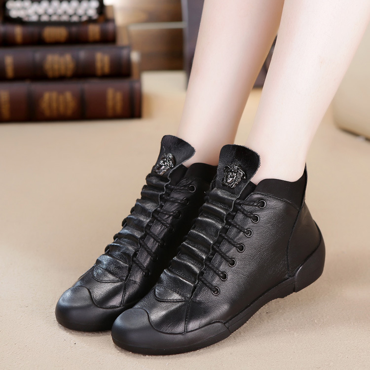Special Clearance Sale Trendy Sunday Lace-Up Women's Shoes Wholesale Casual Shoes Flat High-Top Women's Sneakers Special Clearance Sale Trendy Sunday Lace-Up Women's Shoes Wholesale Casual Shoes Flat High-Top Women's Sneakers