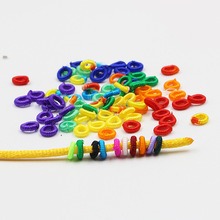结手链配件手工小线圈单圈玉线彩色O型圈diy手绳隔片线圈垫片