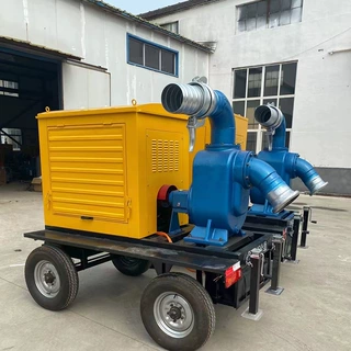 奥莱移动排涝泵车 防汛抗洪大流量不堵塞8寸 10寸移动自吸污水泵