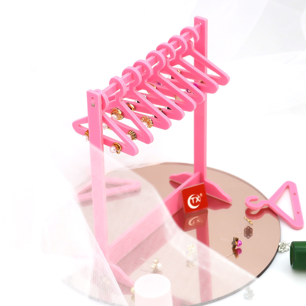 43g Weight Jewelry Display, Jewelry Rack Classification 1 Set Quantity Acrylic Material Solid Color Pattern Cute, Simple Style Style Multicolor Color 1 Set Arylic Cute Simple Style Solid Color Jewelry Display Jewelry Rack 5