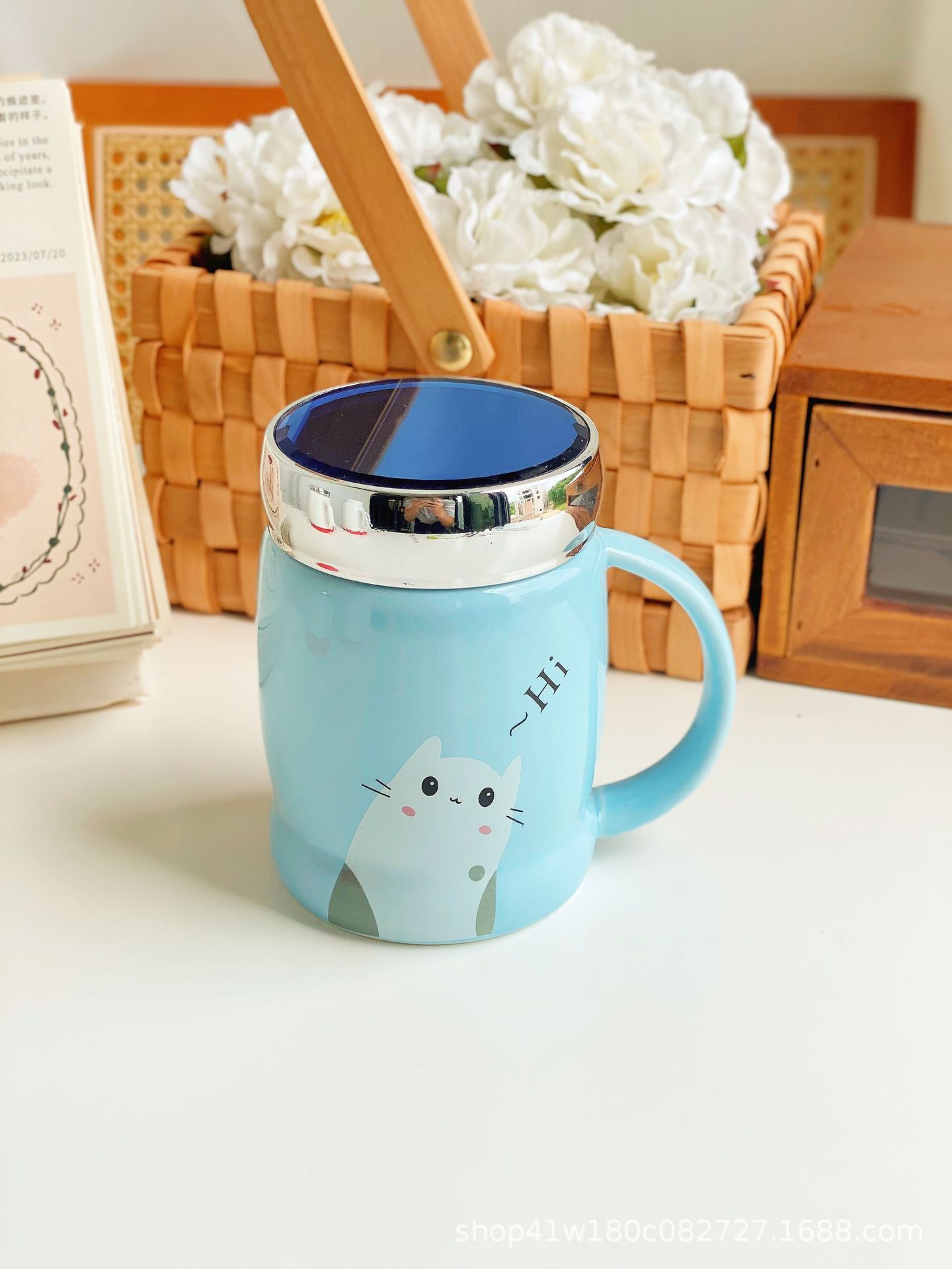 Cada 5 Yuan taza de cerámica taza de liquidación cantidad de stock no es mucho taza de café taza de agua taza de dibujos animados taza de desayuno