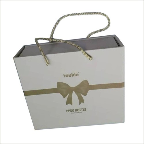 New baby ppsu square bottle three-purpose gift box with packaging box with handle wide mouth eccentric breast milk nipple