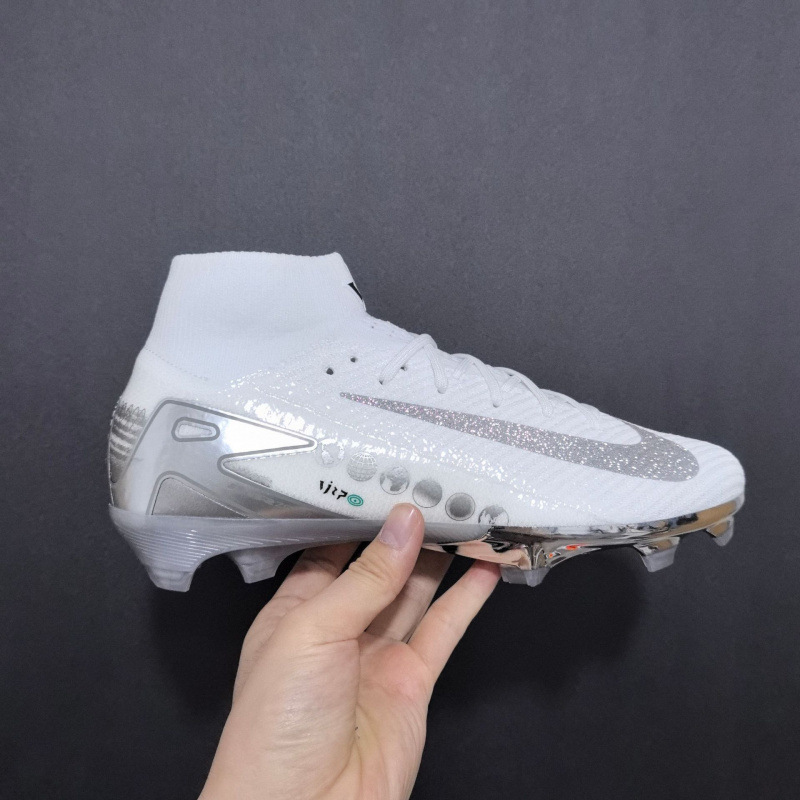 Zapatos de comercio exterior Superfly zapatos de fútbol de combate real para hombres Assassin 16 zapatos deportivos de punto de alta altura zapatos de fútbol de moda FG para mujeres