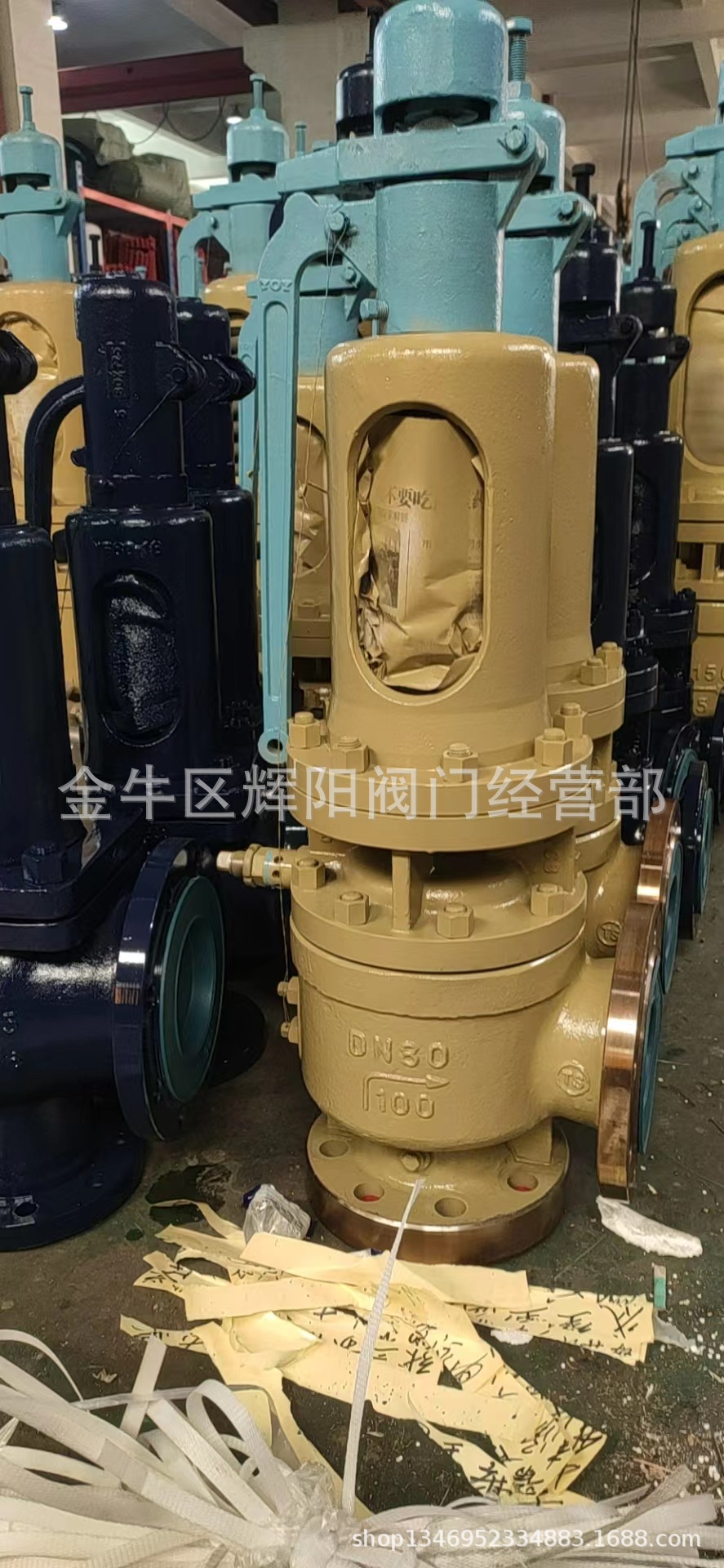 供应永一弹簧式安全阀 罗浮安全阀 法兰A48Y-64C高压安全阀永一