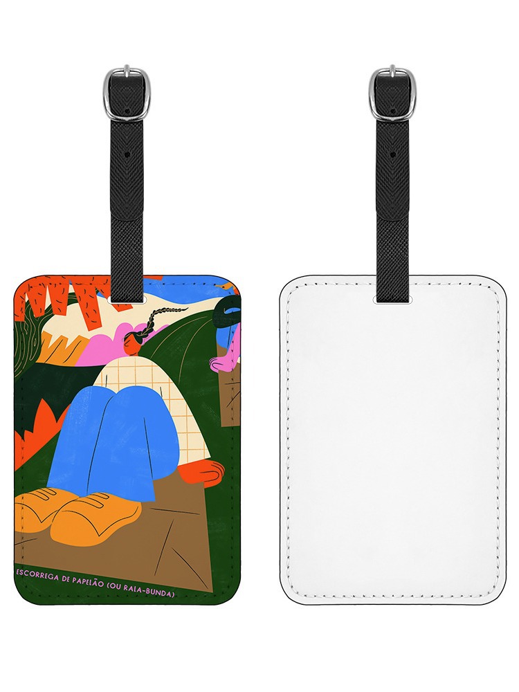 Impresión de transferencia térmica de pelo directo de fábrica etiqueta de equipaje viaje de negocios Almacenamiento de cuero PU viaje de embarque de equipaje colgante material al por mayor