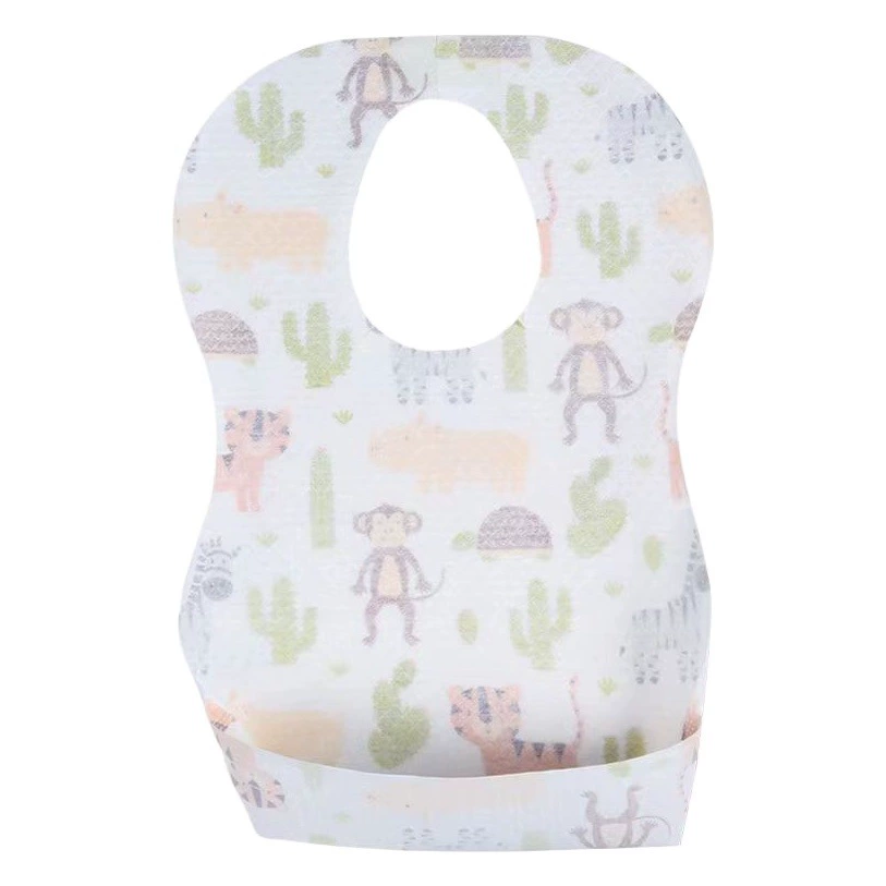 Одноразовые нагрудники для еды Дети кормят нагрудники одноразовые водонепроницаемые нагрудники для детей