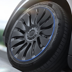 テスラmodelyハブカバーの19インチホイールリング保護カバーに適しています。