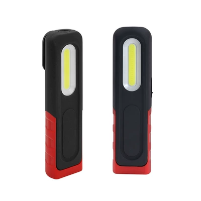 Multifunctional maintenance work lamp USB charging power indicator LED COB dual light source bright lighting work lamp (İşçi projektorları) - 3346165mm-s606-red-black