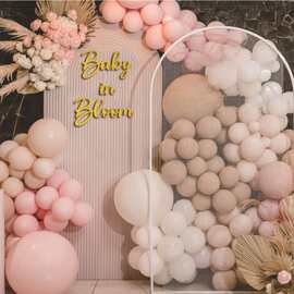 木质婴儿派对装饰英文字母baby in bloom卧室装饰木制工艺品