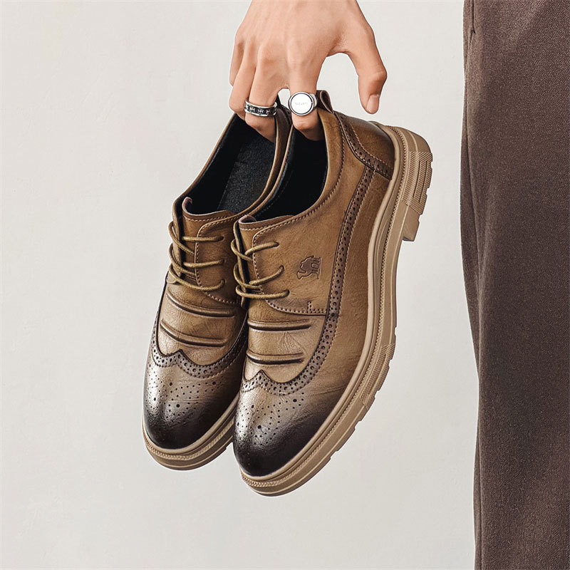 Suit Wedding Groom Business Formal Casual Leather Shoes Men_voghion.com