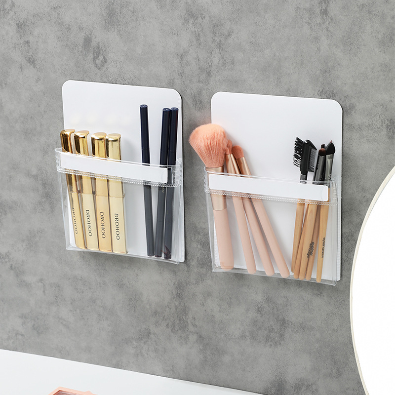 Refrigerator Magnetic Storage Bag Refrigerator Side Door Storage Rack Magnet Punch-Free Debris Storage Box Small Items Organization Artifact