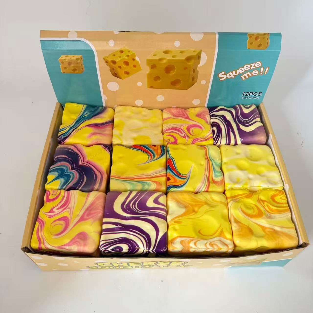 Super húmedo suave lentamente de vuelta i Big Mac mantequilla barra de mantequilla de rebote lento pellizco pellizco juvenil descompresión