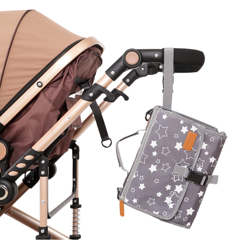 Bebé bolsa de pañales portátil almohadilla de pañales bolsa de almacenamiento de pañales multifuncional