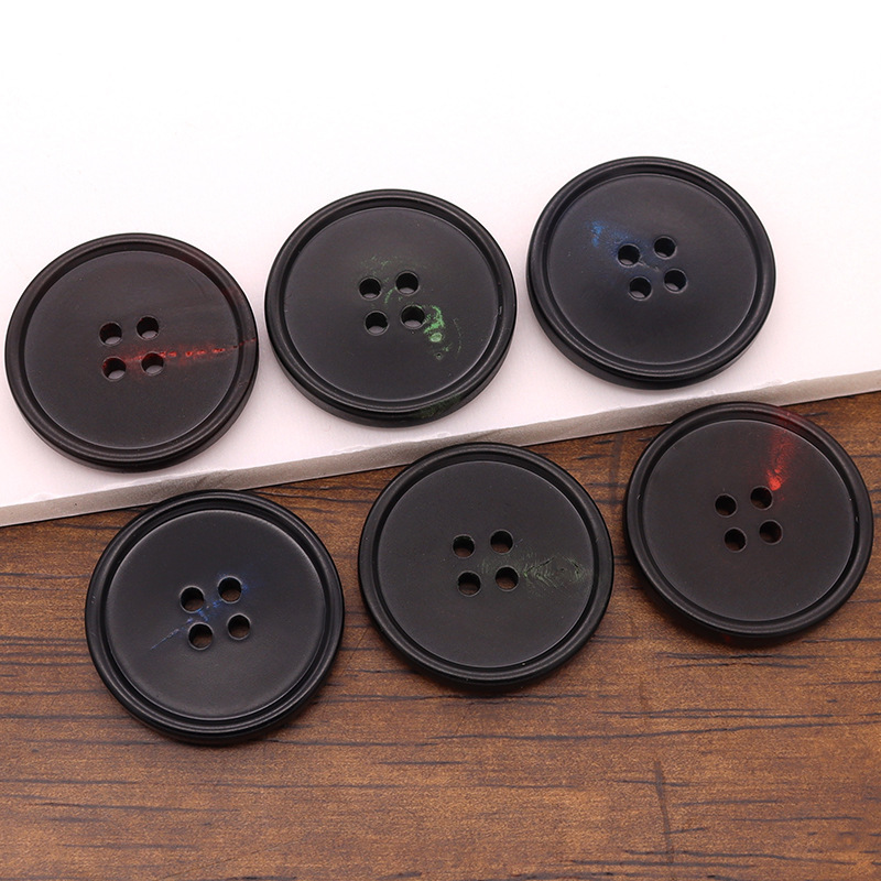 Suit jacket buffalo horn button leather jacket sweater windbreaker button dyed natural button wholesale