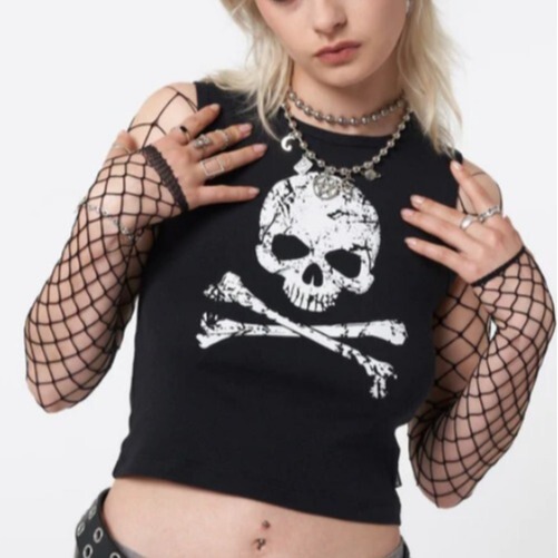 Qiduo cross-border European and American women's clothing solid color printed American cool sexy short waist sleeveless slim slimming vest