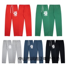 2024夏季Denim Tears Pants木棉花字母运动休闲束口长裤子男女