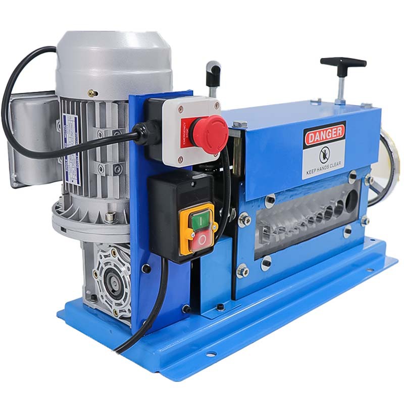 厂家批发电动剥线机370W多功能多孔进料剥线机废旧电线电缆剥皮机