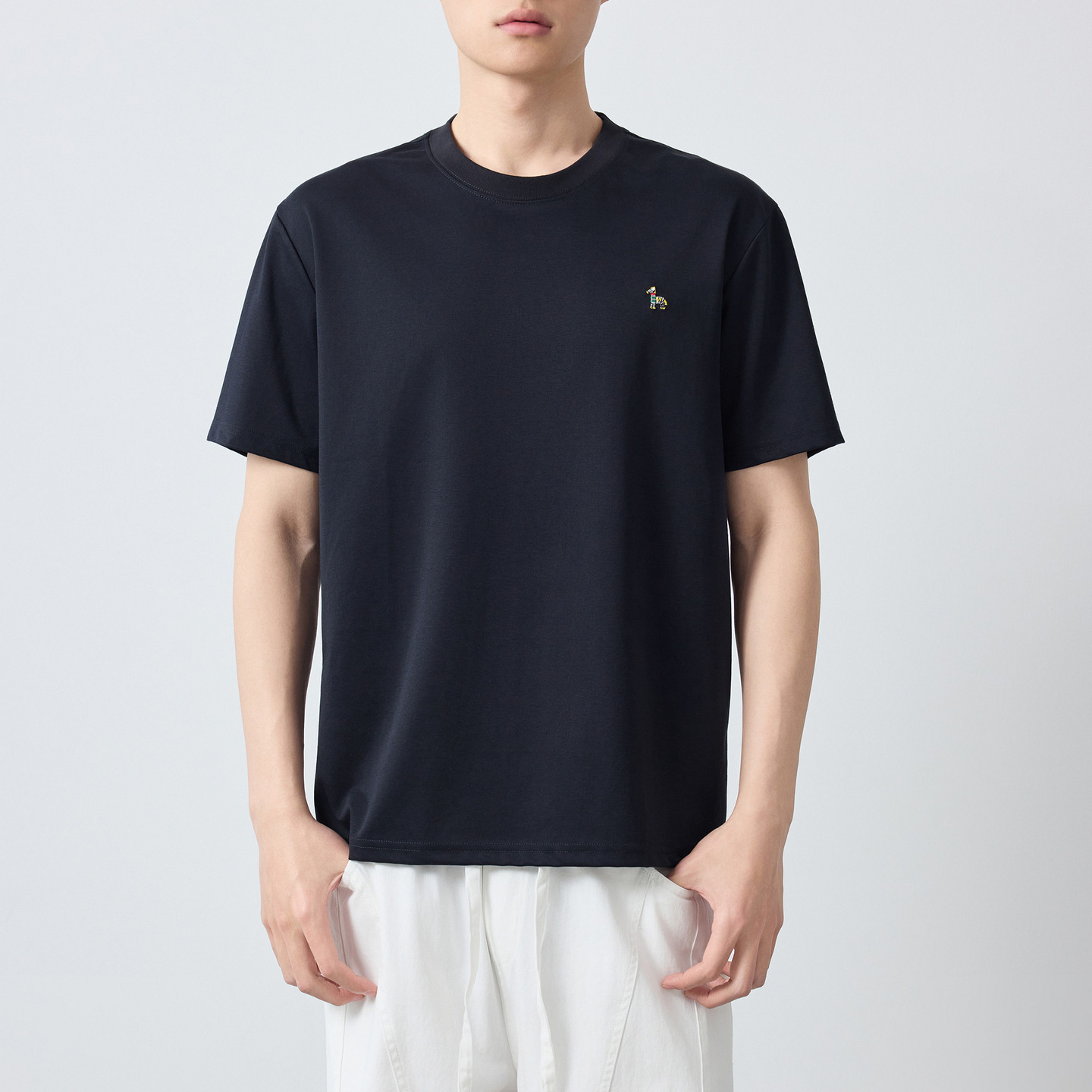 New High-quality Men's Embroidered Short Sleeved Men's 2026 Summer New Round Neck Men's T-shirt_voghion.com