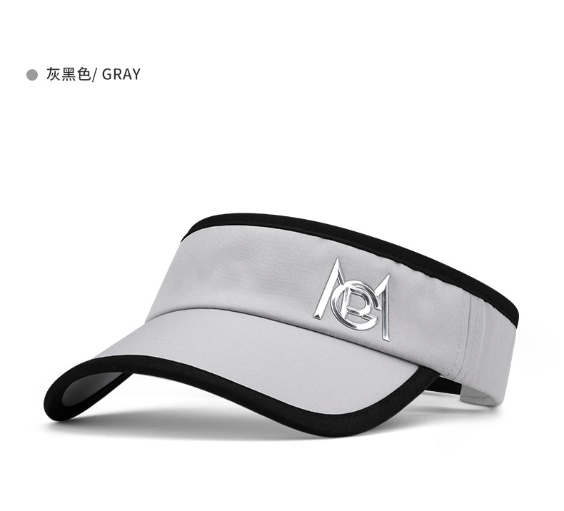 Mũ golf PGM không đỉnh thể thao che nắng mùa hè, vành rộng 19 cm — MZ052-Trắng đen đỏ, MZ052-Trắng Đen, MZ025-Mũ bóng không đỉnh [màu đỏ], MZ045-Đen Trắng chi tiết 71