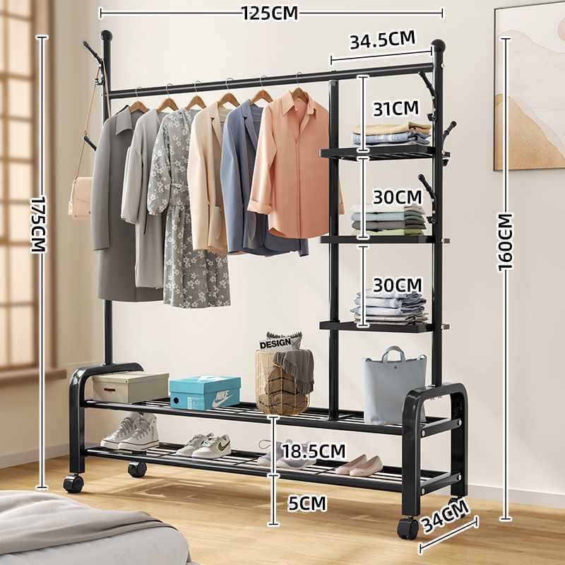 다층수납모델-125cm-블랙⚑