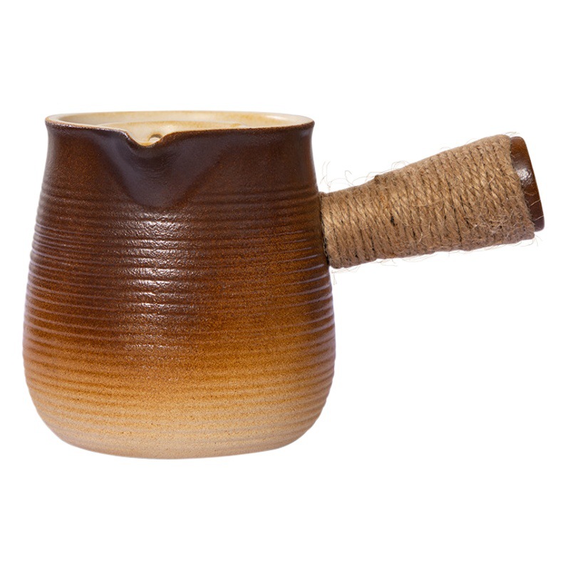 Tetera, tetera, olla de cerámica, estufa, olla para hornear té, tetera de mango lateral de estilo japonés, tetera de leche especial para Té Blanco Viejo