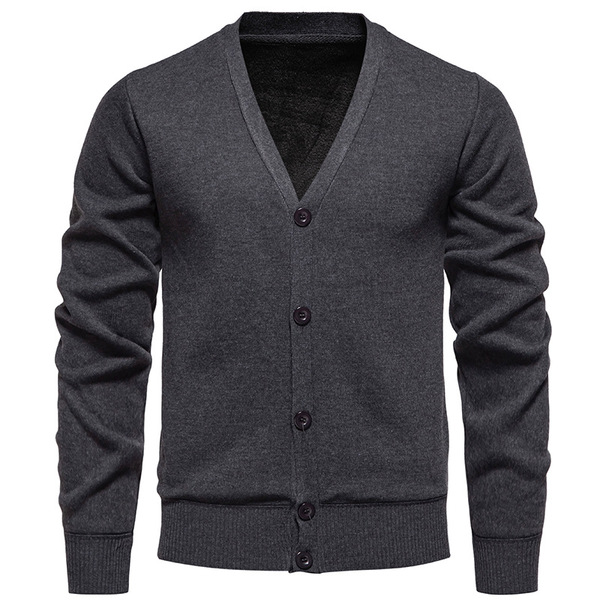 demi-season casual solid color insulated sweater