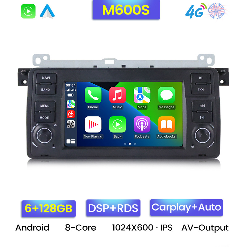 M600S 8 코어 6 + 128G 카플레이 + DSP4G + WIFI