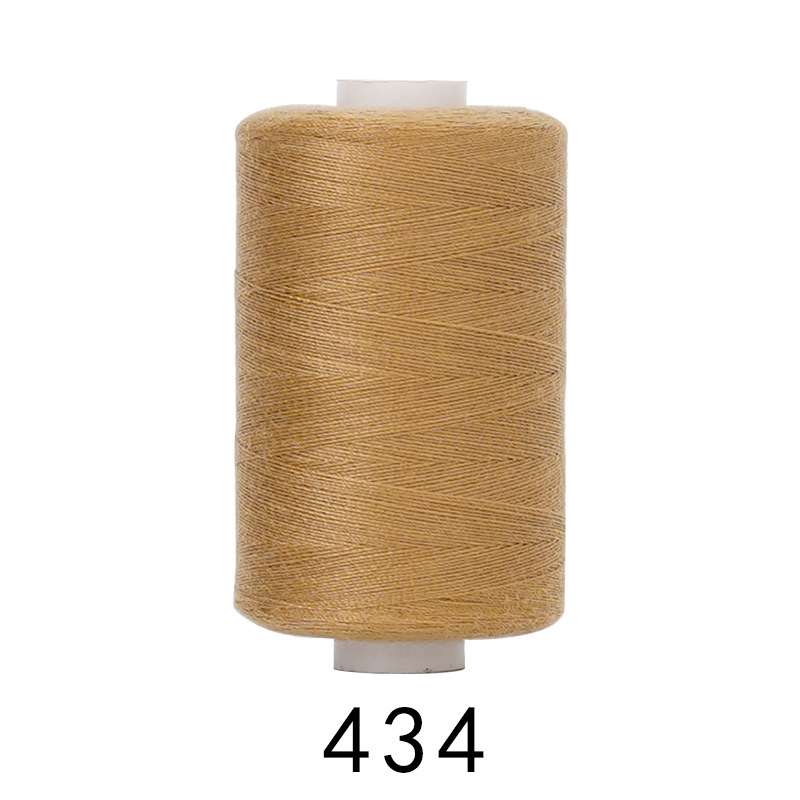1000 yardas de hilo de poliéster de alta velocidad combinación de colores hogar hilo de coser mano hilo pequeño hilo fino dos hilos 402 hilo de coser