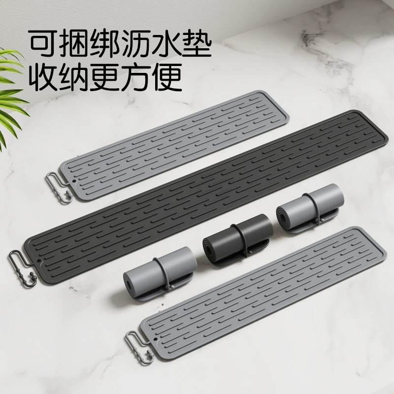 Многофункциональный силиконовый коврик для сушки и изоляции: нескользящий, для кухни, столешницы, подставок под посуду, для кофейни