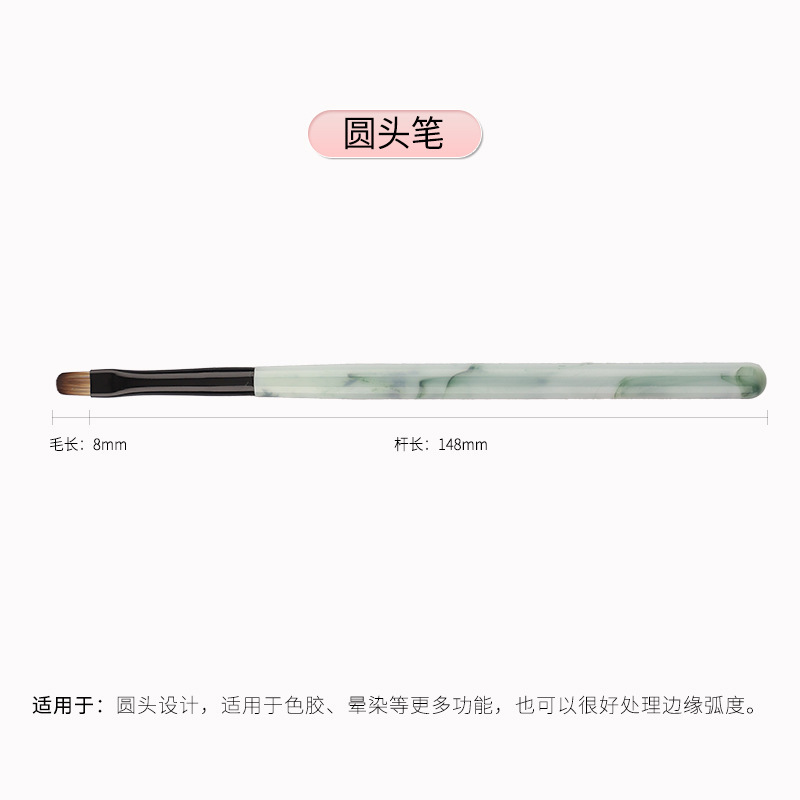 ネットの赤いネイルブラシのセットの色絵の線の機能のペンの日本式の大きい周囲の花の光の治療の筆のフランスの秋の菊のペン|undefined