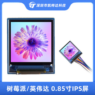 Raspberry Pi 0.85-inch IPS screen GC9107 driver chip SPI interface LCD screen compatible with Jetson Nano