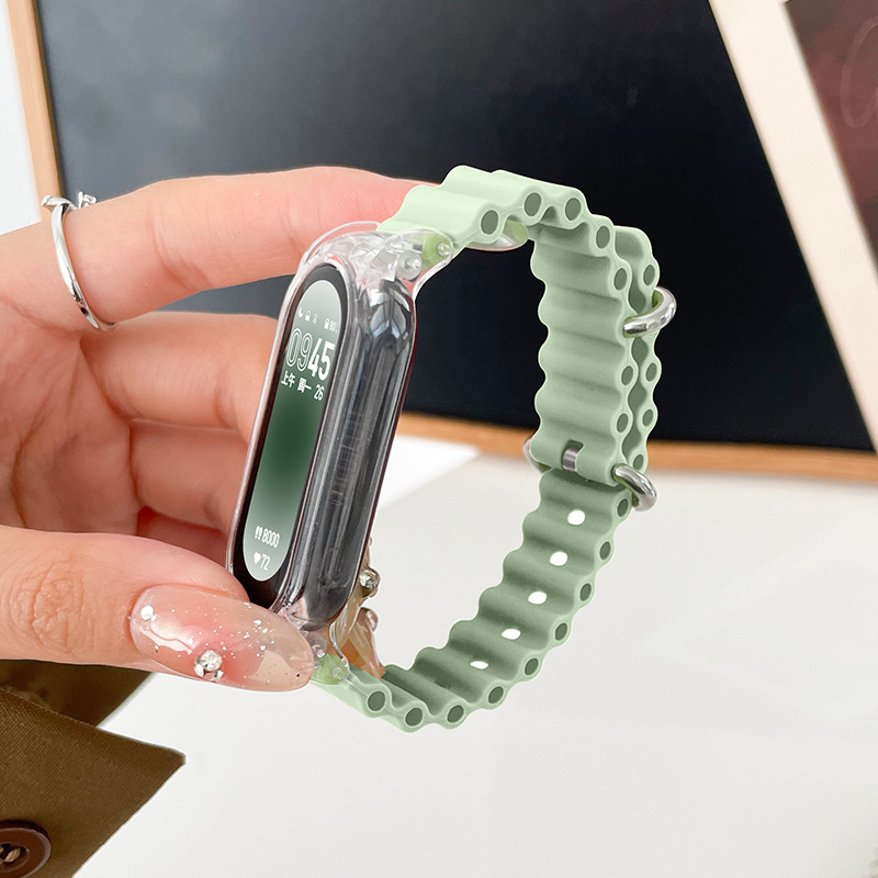 라이트 그린 + 투명 쉘