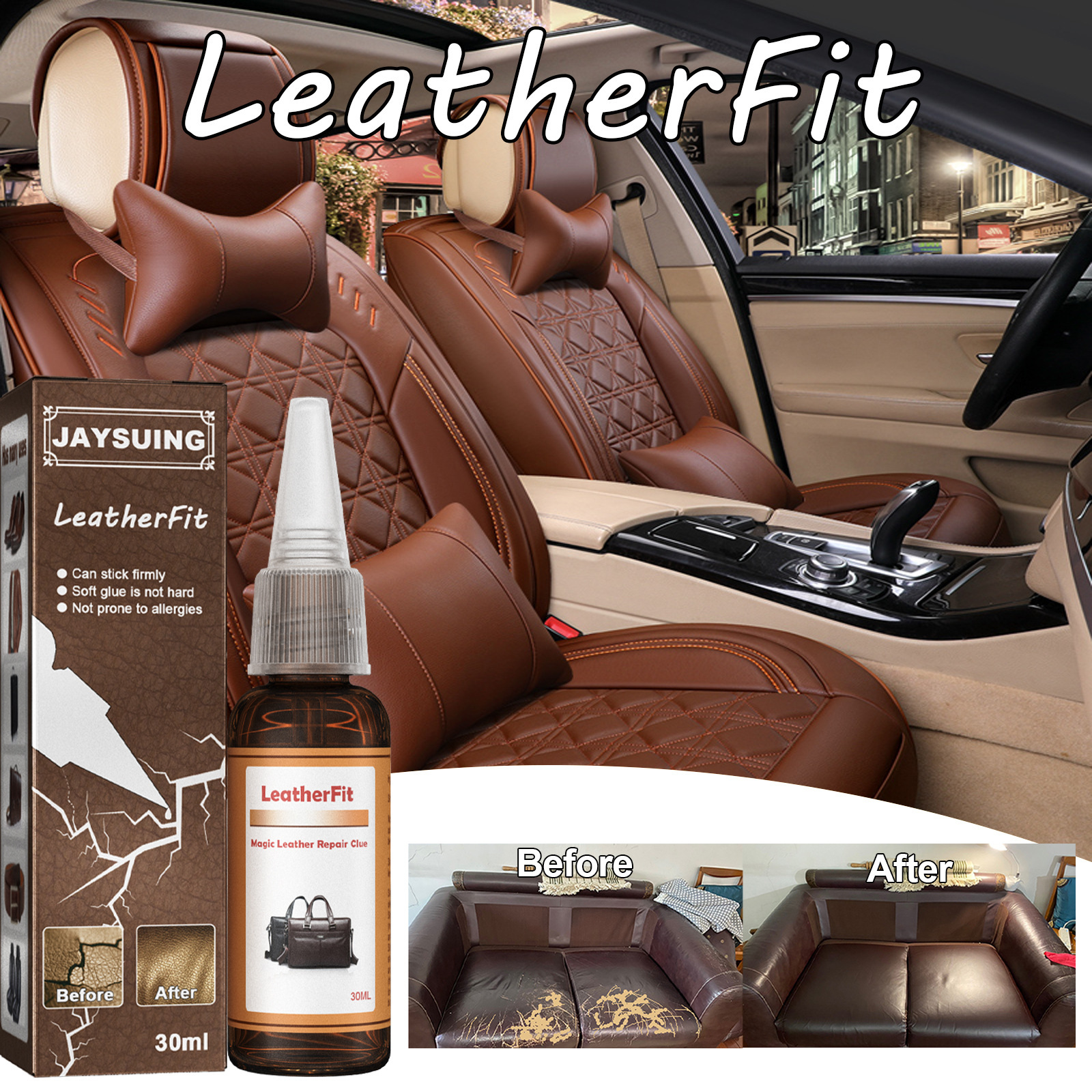 Jaysuing leather special rubber gear renovation repair repair car…