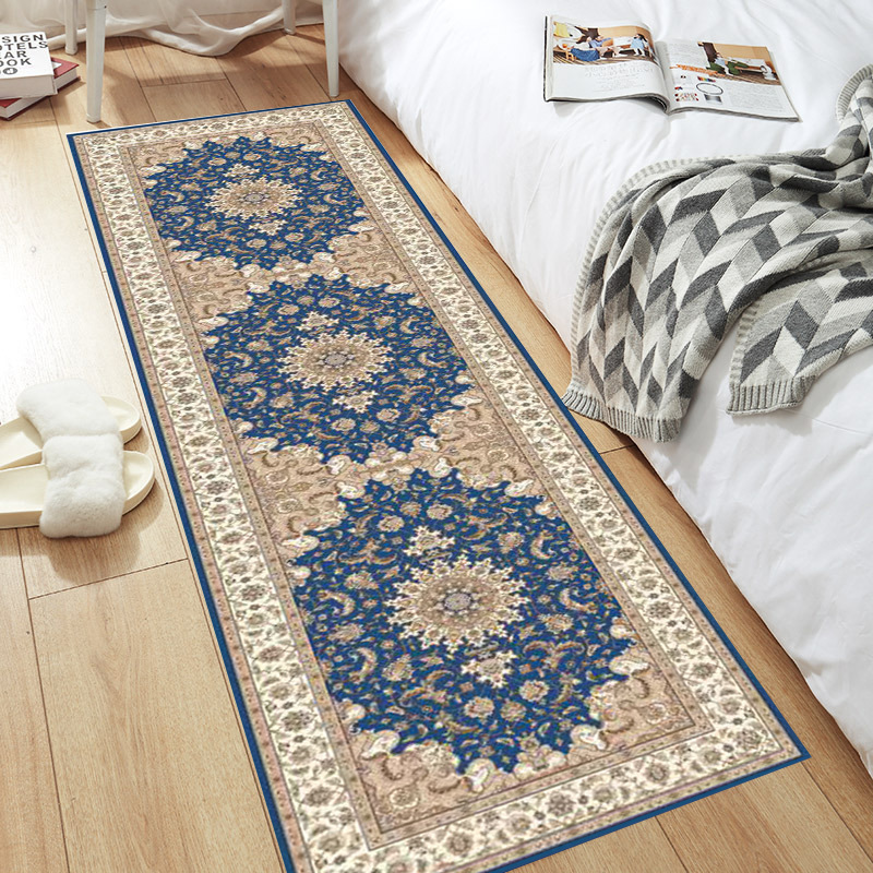 Tappeto persiano vintage stile boho nordic per camera da letto_voghion.com