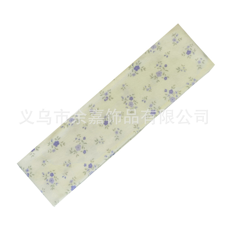 欧美瑜伽弹力头带运动健身跑步吸汗束发带韩版素色头饰头巾发箍|undefined