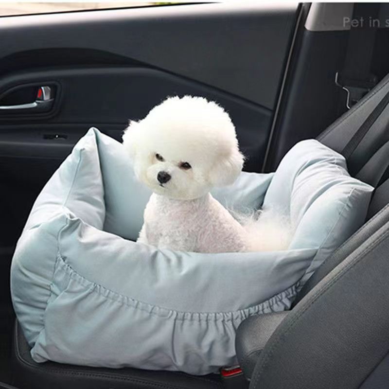 Asiento de Coche para Mascotas de Hierba de León Impermeable para Automóvil